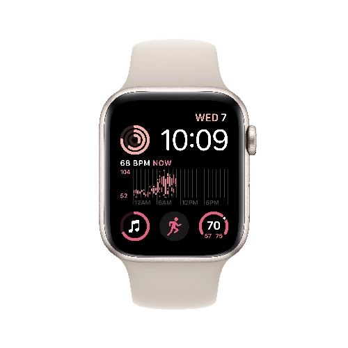 Умные часы Apple Watch Series SE Gen 2 40 мм Aluminium Case, сияющая звезда, размер S/M
