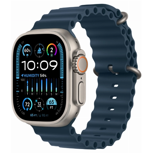 Apple Watch Ultra 2 GPS + Cellular, 49 мм, корпус из титана, ремешок Ocean синего цвета