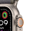Apple Watch Ultra 2 GPS + Cellular, 49 мм, корпус из титана, ремешок Trail зеленого/серого цвета, размер M/L
