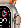 Apple Watch Ultra 2 GPS + Cellular, 49 мм, корпус из титана, ремешок Trail оранжевого/бежевого цвета, размер S/M