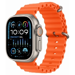 Apple Watch Ultra 2 GPS + Cellular, 49 мм, корпус из титана, ремешок Ocean оранжевого цвета