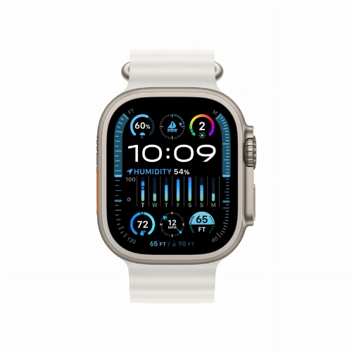 Apple Watch Ultra 2 GPS + Cellular, 49 мм, корпус из титана, ремешок Ocean белого цвета