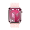 Apple Watch Series 9, 41 мм, корпус из алюминия розового цвета, нейлоновый ремешок нежно-розового цвета