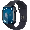 Apple Watch Series 9, 41 мм, корпус из алюминия цвета «тёмная ночь», спортивный ремешок цвета «тёмная ночь», размер M/L