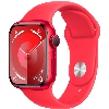 Apple Watch Series 9, 41 мм, корпус из алюминия цвета (PRODUCT)RED, спортивный ремешок цвета (PRODUCT)RED, размер S/M