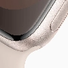 Apple Watch Series 9, 45 мм, корпус из алюминия цвета «сияющая звезда», спортивный ремешок цвета «сияющая звезда», размер M/L