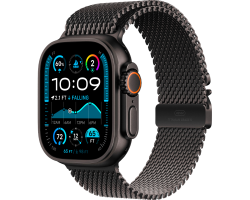 Apple Watch Ultra 2 (2024) GPS + Cellular 49 мм Black Titanium Case with Black Titan Milanese Loop Large
