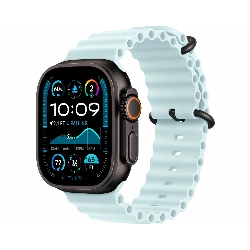 Apple Watch Ultra 2 (2024) GPS + Cellular 49 мм Black Titanium Case with Ice Blue Ocean Band 