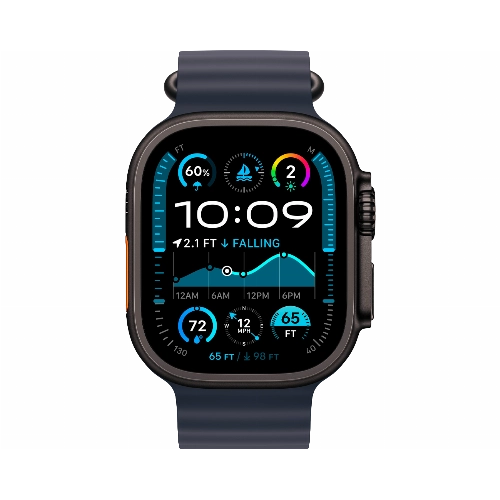 Apple Watch Ultra 2 (2024) GPS + Cellular 49 мм Black Titanium Case with Navy Ocean Band 