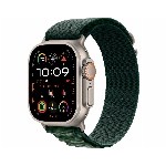 Apple Watch Ultra 2 (2024) GPS + Cellular 49 mm Natural Titanium Case with Dark Green Alpine Loop Large
