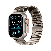 Apple Watch Ultra 2 (2024) GPS + Cellular 49 мм Natural Titanium Case with Natural Titan Milanese Loop Medium