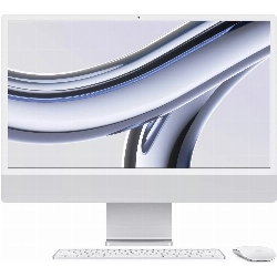 Моноблок Apple iMac 24" 2023 (MQRK3), 8/512 ГБ, серебристый (гравировка)