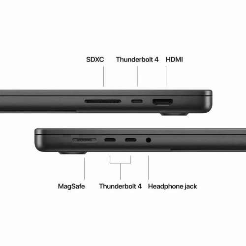 Ноутбук Apple MacBook Pro 16 (2023) M3 Pro 36/1 ТБ (Z1AG00002), Space Black