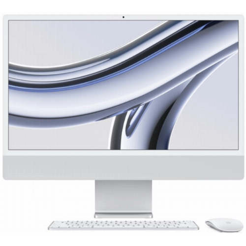 Apple iMac 24" Retina 4,5K (Z1950001Z), M3 (8C CPU, 8C GPU), 16 ГБ, 256 ГБ SSD, серебристый