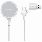 Кабель UGREEN USB-C Magnetic Charger Wireless для Apple Watch, 1м, белый