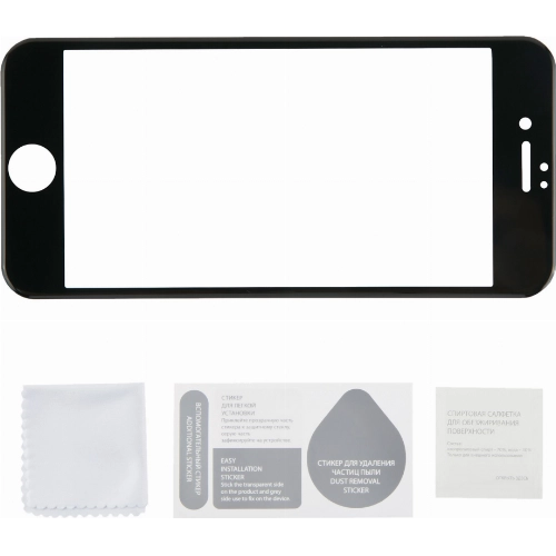 Стекло защитное moonfish Corning для iPhone 7/8/SE (2020), Full Screen, FULL GLUE, черный