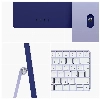 Apple iMac 24" Retina 4,5K (Z1310027W), M1 (8C CPU, 8C GPU), 16 ГБ, 1024 ГБ SSD, фиолетовый