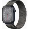 Midnight Aluminum Case with Graphite Milanese Loop