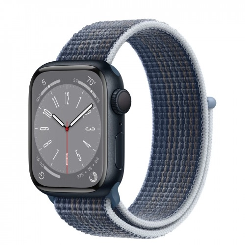 Умные часы Apple Watch Series 8 41 мм Midnight Aluminium Case with Storm Blue Sport Loop
