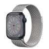 Midnight Aluminium Case with Silver Milanese Loop