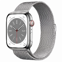 Умные часы Apple Watch Series 8 41 мм Silver Stainless Steel with Silver Milanese Loop, размер R