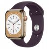 Gold Stainless Steel with Elderberry Sport Band