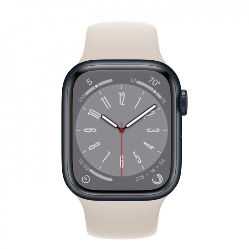Умные часы Apple Watch Series 8 41 мм Midnight Aluminum Case with Starlight Sport Band