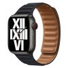 Midnight Stainless Steel Case with Umber Leather