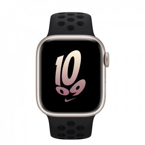 Умные часы Apple Watch Series 8 41 мм Starlight Aluminum Case with Nike Sport Band, размер S/M