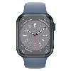 Умные часы Apple Watch Series 8 45 мм Midnight Aluminium case with Blue Sport Band