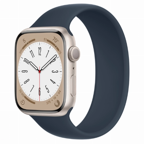 Умные часы Apple Watch Series 8 45 мм Starlight Aluminum Case with Blue Solo Loop