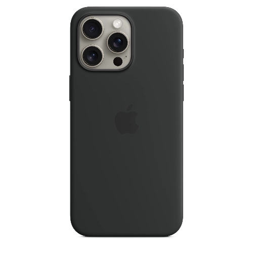 Чехол 15 Pro Max Silicon Case Black