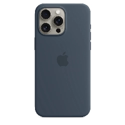 Чехол 15 Pro Max Silicon Case Storm Blue