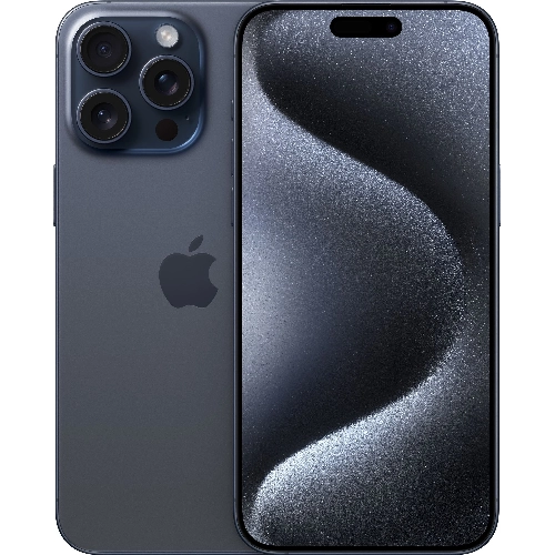 Смартфон Apple iPhone 15 Pro Max 1 ТБ, Dual nano SIM, синий титан