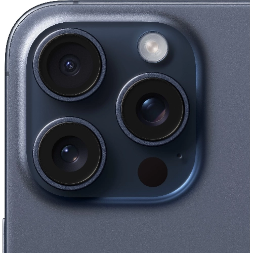 Смартфон Apple iPhone 15 Pro 1 ТБ, Dual nano SIM, синий титан